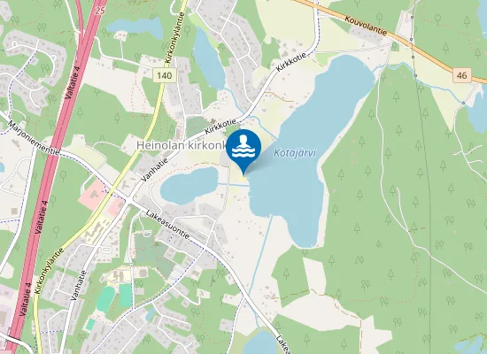 Map of Kotajärven uimaranta