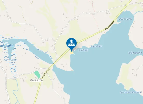 Map of Velaatan Uimaranta
