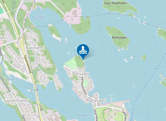 Map of Pikisaaren uimaranta