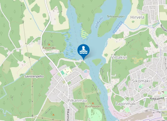 Map of Pilkanmaan Uimapaikka
