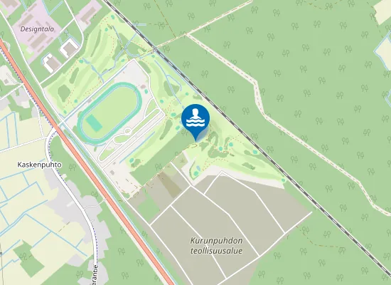 Map of Golfkentän maauimala (Vierikankaan uimapaikka)