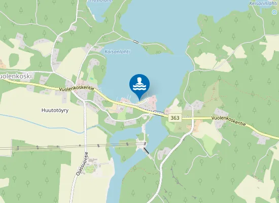 Map of Vuolenkosken Uimaranta