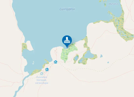 Map of Luirojärven Hiekkaranta