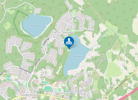 Map of Taasjärven uimaranta