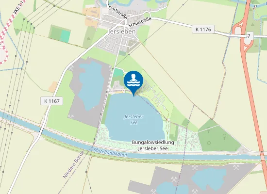 Map of JERSLEBER SEE