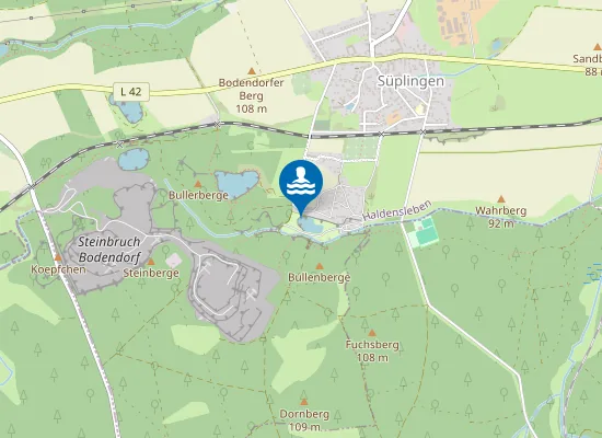Map of STEINBRUCHSEE SUEPLINGEN