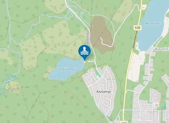 Map of Kivilammen uimaranta