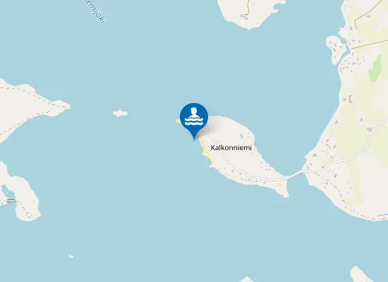 Map of Kalkonniemen uimaranta
