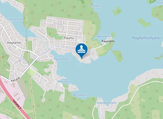 Map of Paunun uimaranta