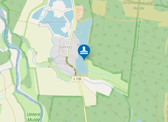 Map of KIESGRUBE SOLLNITZ