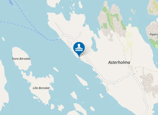 Map of Asterholma Simstrand
