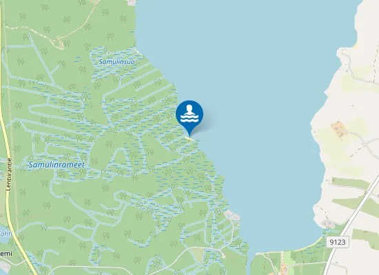 Map of Pitkähiekka