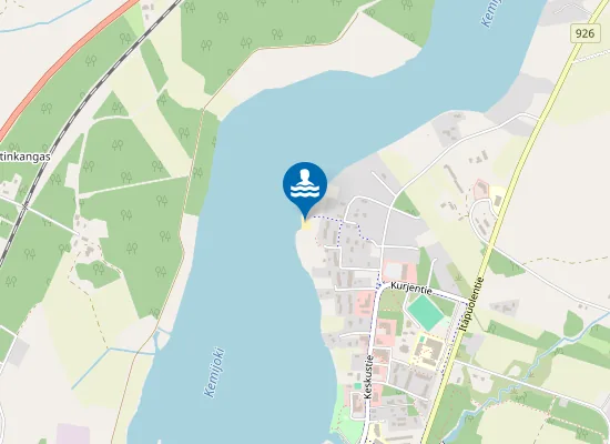 Map of Kirkonkylän Uimaranta