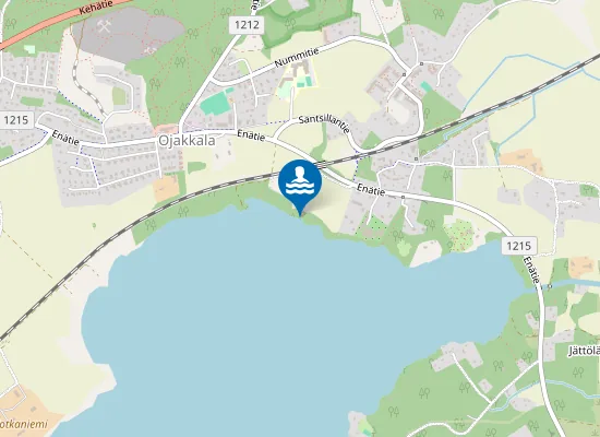 Map of Ojakkalan uimaranta