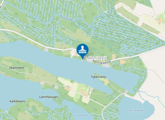 Map of Niemisen uimaranta