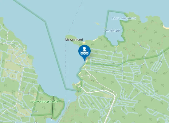 Map of Pitkähiekka