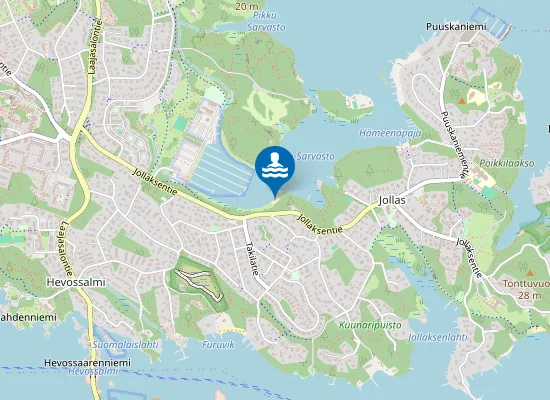 Map of Jollaksen uimaranta