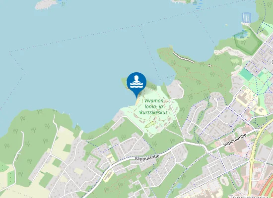 Map of Vivamon uimaranta