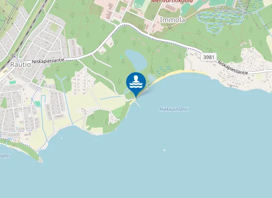 Map of Immalan uimaranta