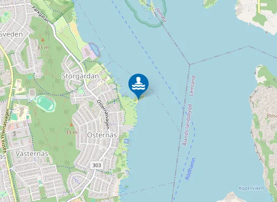 Map of Algrundet