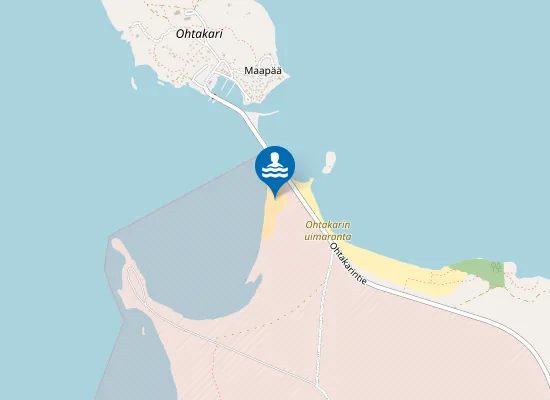 Map of Ohtakarin uimaranta