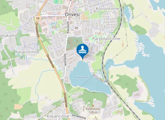 Map of Kirkkolahden Uimala