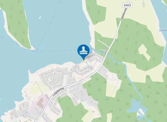 Map of Poramäen uimaranta