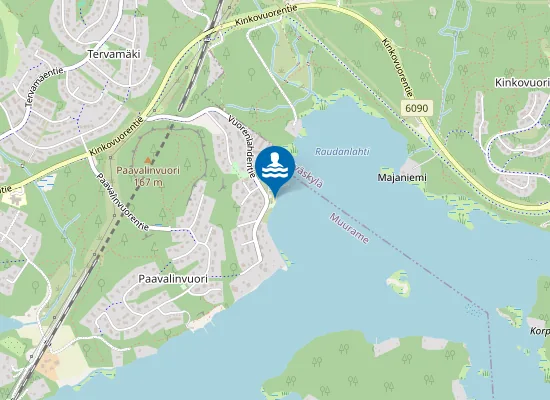Map of Vuorenlahden Uimaranta