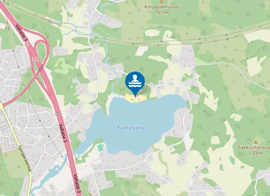 Map of Rantalan Sauna