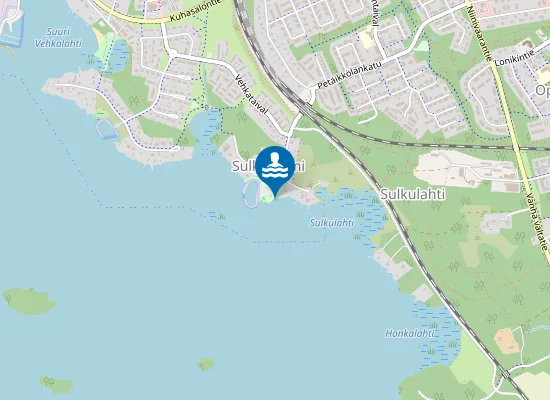 Map of Koivuniemen uimaranta