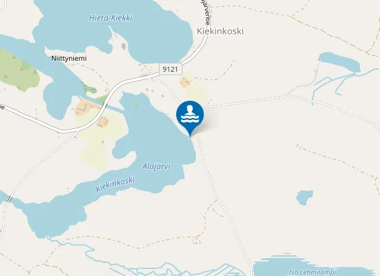 Map of Kiekinkosken Uimaranta
