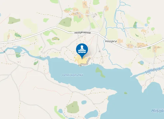 Map of Hiisijärvenhiekat