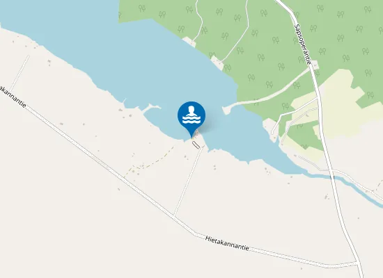Map of Sapsoperän uimaranta
