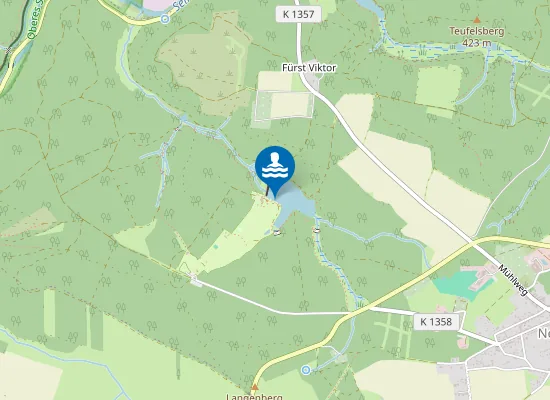 Map of BIRNBAUMTEICH NEUDORF HARZ