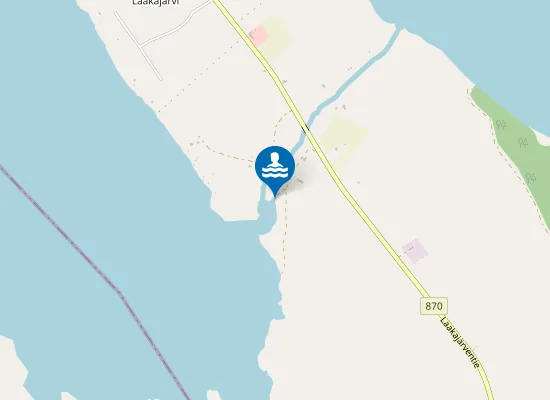 Map of Laakajärven uimaranta
