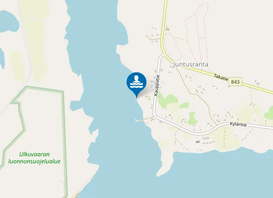 Map of Ruhtinansalmen uimaranta