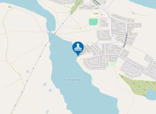 Map of Pitämän uimaranta