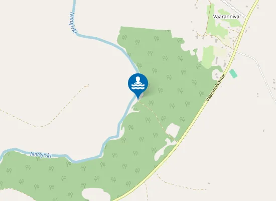 Map of Vaarannivan uimaranta