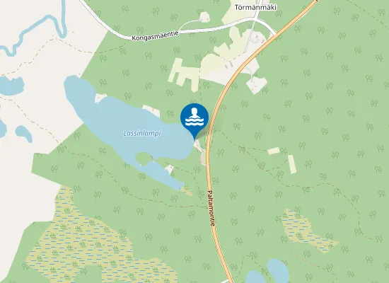 Map of Lassinlammen uimaranta