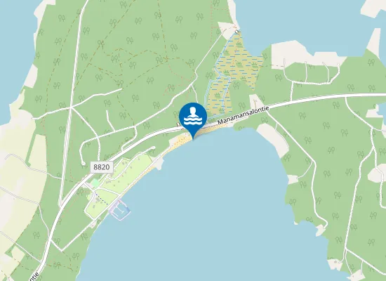Map of Jättiläisen Uimaranta
