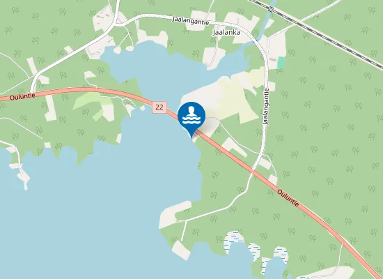 Map of Jaalangan levähdysalueen uimaranta