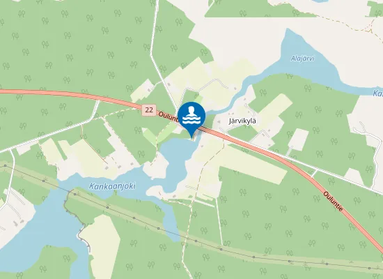 Map of Järvikylän uimaranta