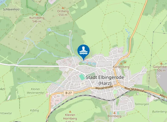 Map of NATURBAD ELBINGERODE
