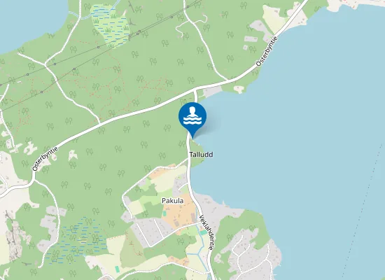 Map of Svartvikin uimaranta