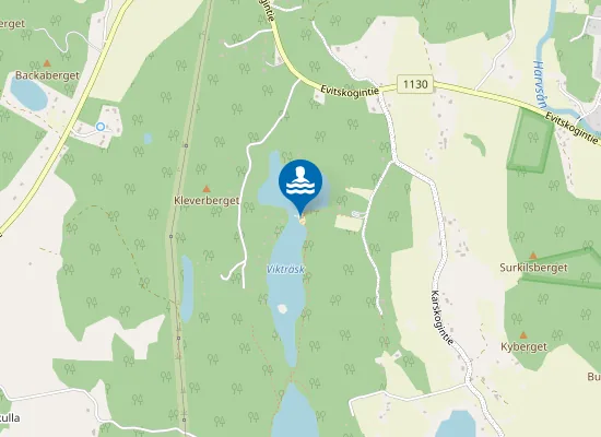 Map of Vikträskin uimaranta