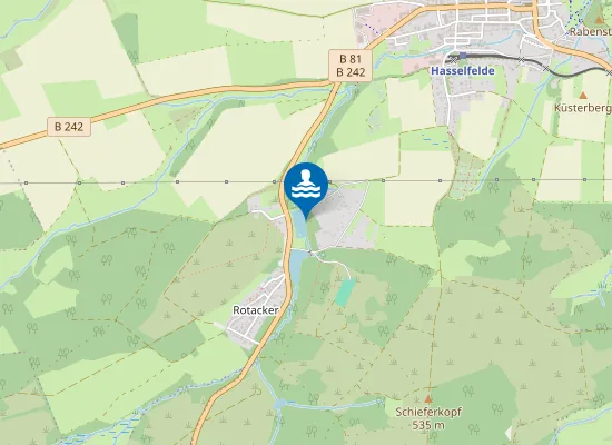 Map of WALDSEEBAD HASSELFELDE