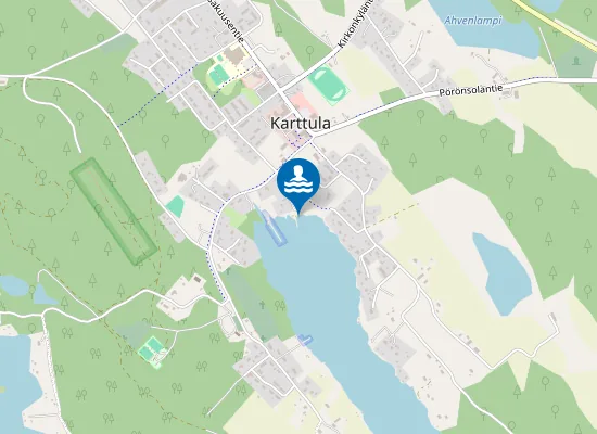 Map of Karttulanlahden Uimaranta