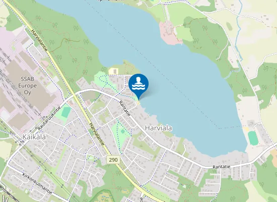 Map of Solvikin uimaranta