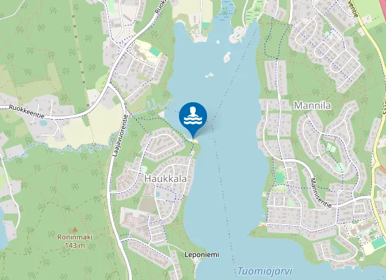 Map of Haukkalan uimaranta