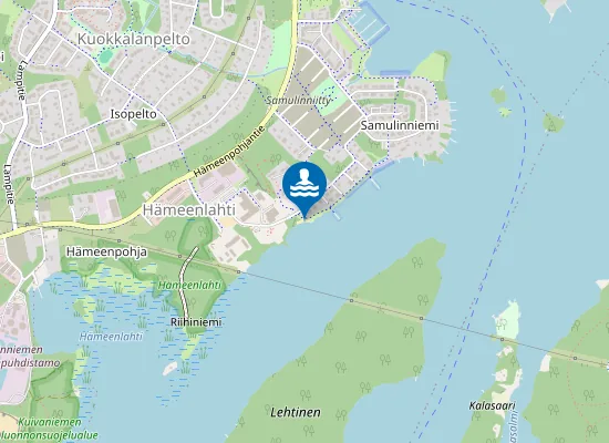 Map of Salmirannan uimaranta